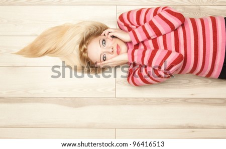 young woman excited while chatting