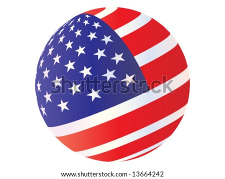 American Flag Ball