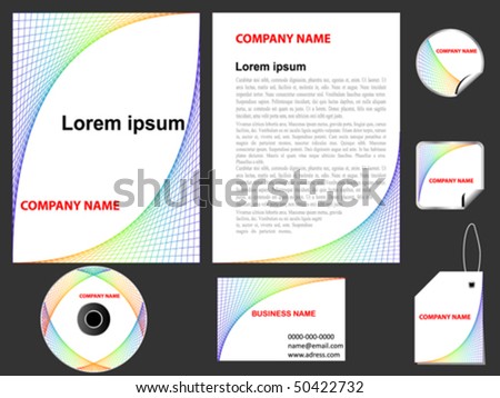 company letterhead template. letterhead template design