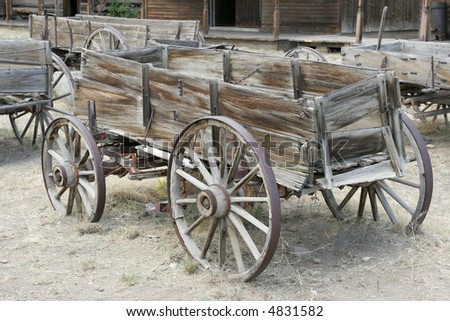 Pioneer wagon, Cody, Wyoming