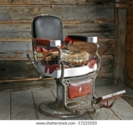 Barber Chair. Ghost town. Bannack, Montana.