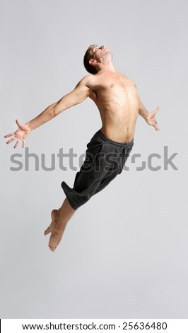 stylish and young modern style dancer is posing stylish and young modern style dancer is posing