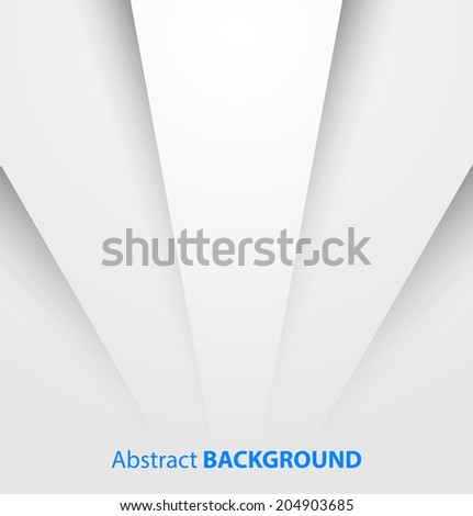 Abstract white paper background with shadow Vector illustration Abstract white paper background with shadow Vector illustration
