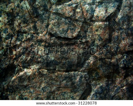 Dark granite stone wall background