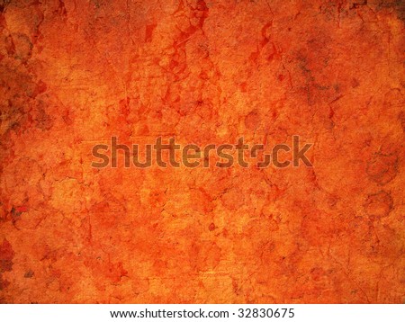Orange grunge surface, background