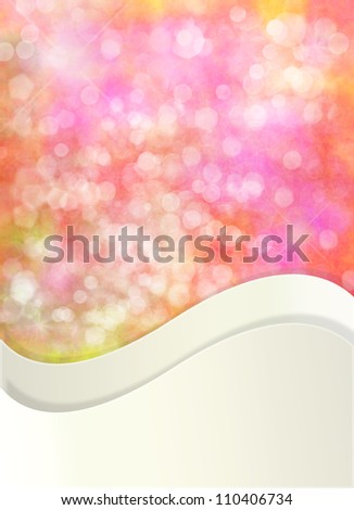 Abstract border frame, has vintage grunge background texture design with lighting, luxurious paper or wallpaper