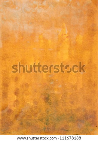 Paper with yellow, white, and brown paint abstract. Abstract border frame with vintage background texture design, luxurious paper or grunge wallpaper