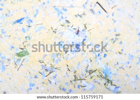 Recycled (vintage) paper. For grunge background, art texture, and design border frame