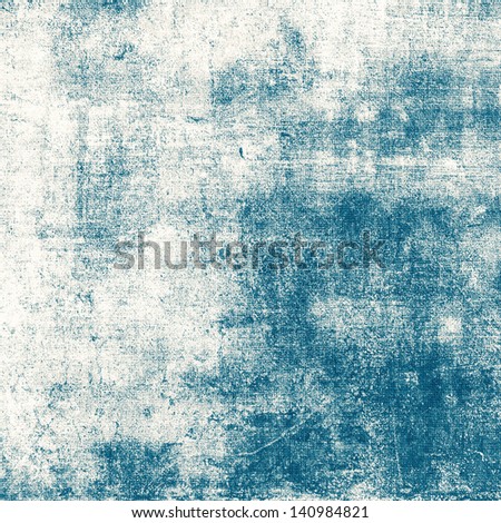 Grunge blue background with space for text or image. For creative layout design, vintage-style illustrations, and web site wallpaper or texture