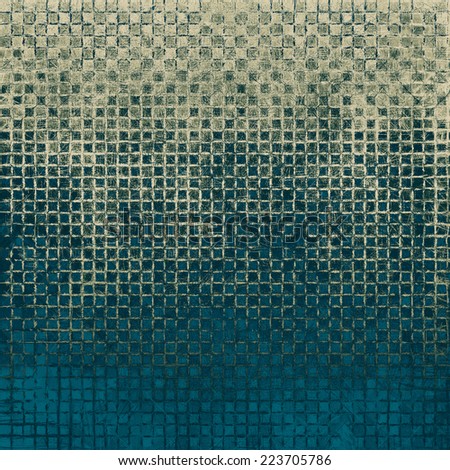 Old grunge textured background. With blue, gray, black patterns