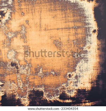 Grunge texture, distressed background. With different color patterns: black; gray; orange; brown; yellow