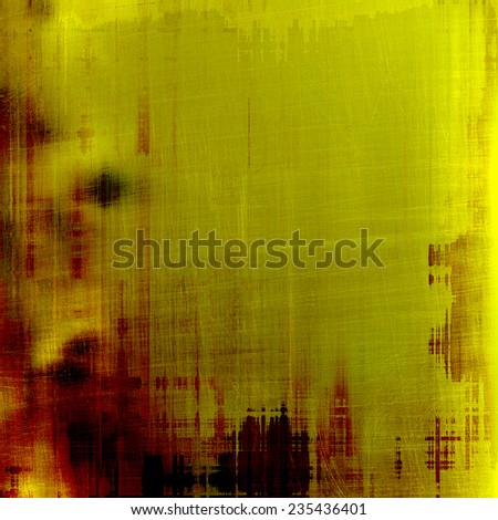 Grunge background with vintage and retro design elements. With different color patterns: green; brown; yellow