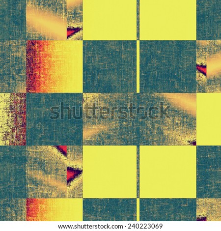 Grunge old-fashioned background with space for text or image. With different color patterns: blue; cyan; yellow (beige); brown; red (orange)