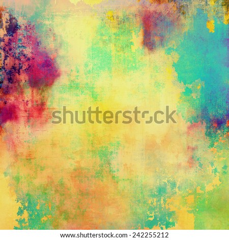 Grunge old texture as abstract background. With different color patterns: purple (violet); green; pink; cyan; blue; yellow (beige)