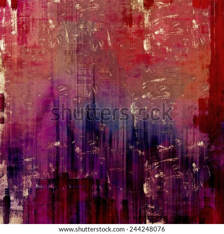 Grunge texture, distressed background. With different color patterns: purple (violet); red (orange); brown; blue; pink