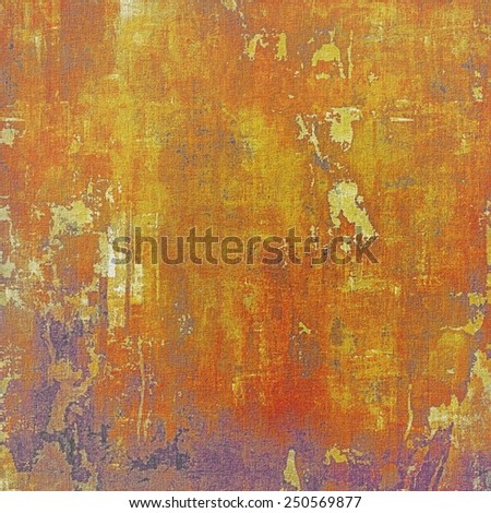 Grunge texture, distressed background. With different color patterns: yellow (beige); brown; red (orange); purple (violet)