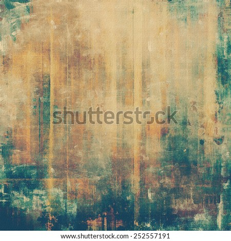 Grunge texture, distressed background. With different color patterns: yellow (beige); brown; gray; green