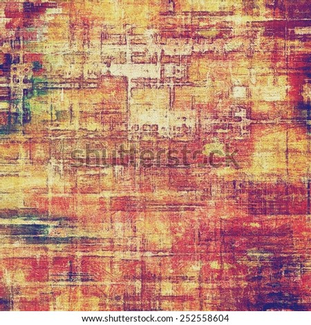 Rough grunge texture. With different color patterns: yellow (beige); red (orange); purple (violet); pink