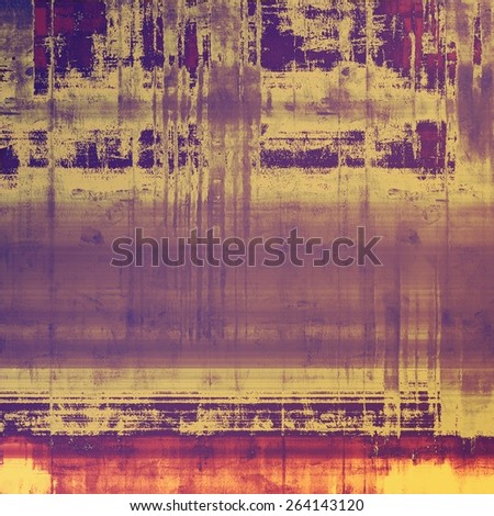Grunge stained texture, distressed background with space for text or image. With different color patterns: yellow (beige); purple (violet); pink