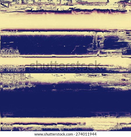 Grunge aging texture, art background. With different color patterns: yellow (beige); purple (violet); blue