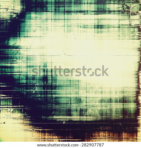 Old scratched retro-style background. With different color patterns: yellow (beige); green; blue; black