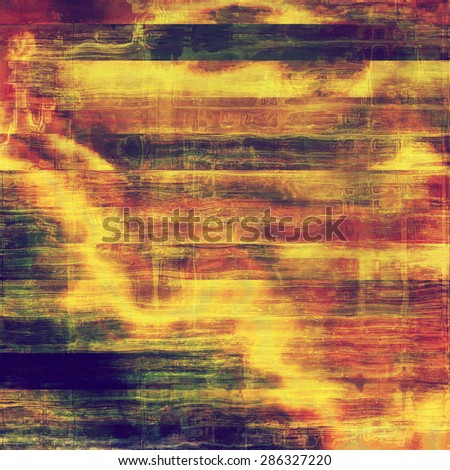 Grunge aging texture, art background. With different color patterns: yellow (beige); brown; blue; red (orange)