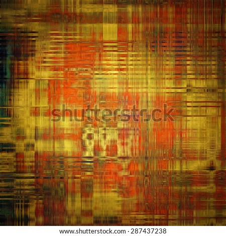 Grunge aging texture, art background. With different color patterns: yellow (beige); brown; green; red (orange)
