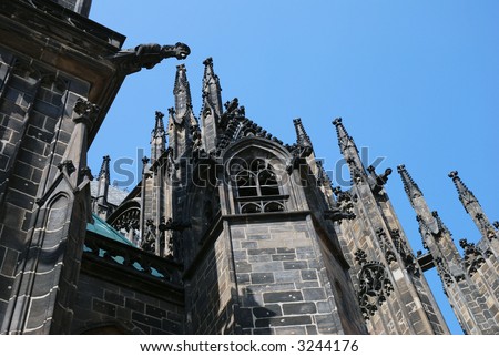 praha architecture Gothic cathedral