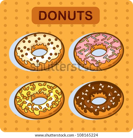 Cartoon Donuts Pictures