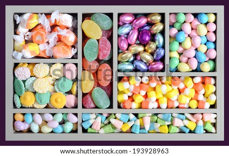 colorful and luxury candy box for holiday