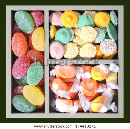 premium colorful candy box for Holiday season