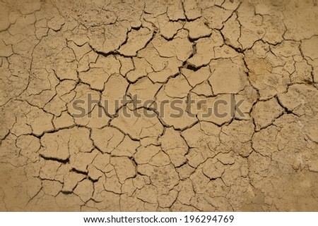 Parched soil during drought and dry season ,background and texture