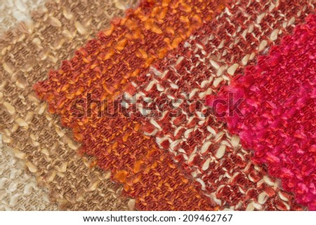 multi tone of wool fabric texture for sample background.