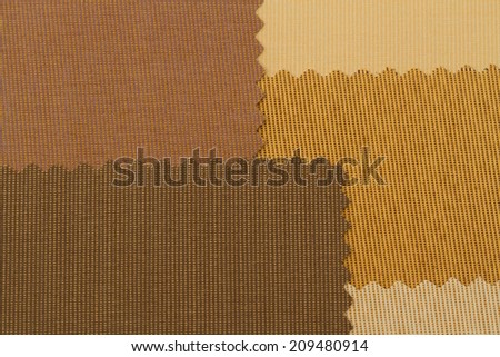 set of fabric samples texture