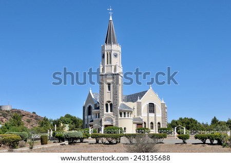 Dutch Reformed Church in Hanover in the Northern Cape Province of South Africa