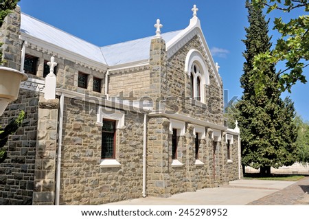 Dutch Reformed Church in Laingsburg in the Western Cape Province of South Africa