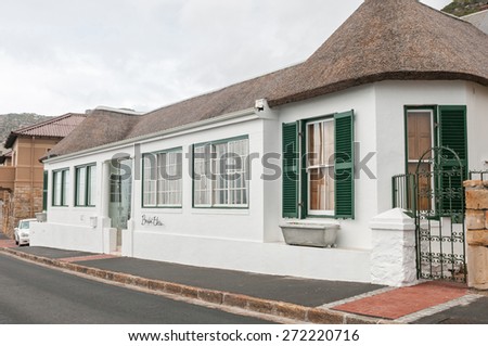 CAPE TOWN, SOUTH AFRICA - DECEMBER 12, 2014:  Beaufort Villa in Kalk Bay was the seaside home in the early 1880s of Sir John Molteno, the first Premier of the Cape Colony