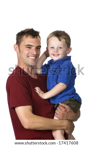 Man Holding Kid