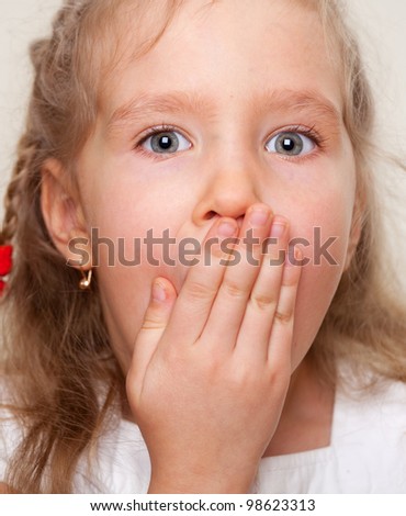 Little Girl Surprised