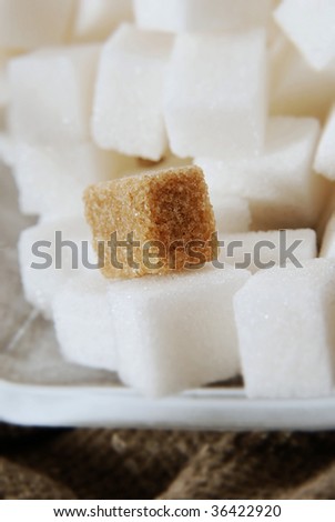 Cube of brown sugar, make the difference with your choices...