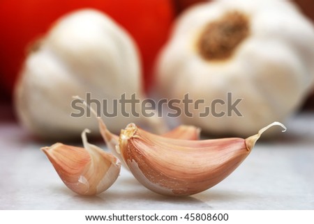 cloves of garlic. stock photo : Garlic Cloves,