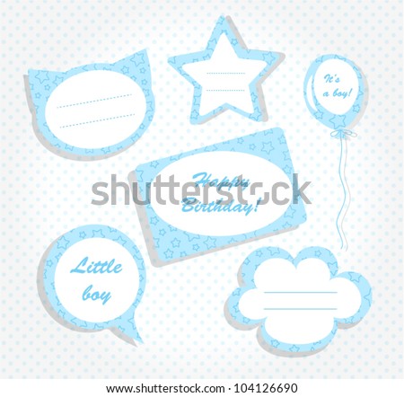Baby Pictures Frames on Blue Baby Frames Stock Vector 104126690   Shutterstock