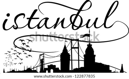 istanbul city vector art istanbul city vector art