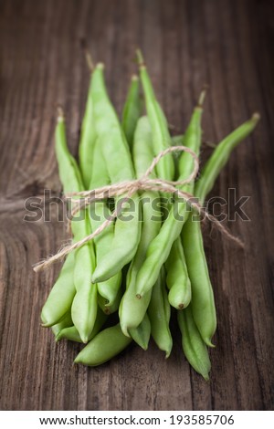 bunch of string beans