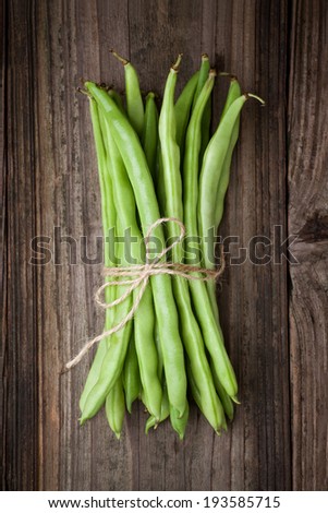 bunch of string beans