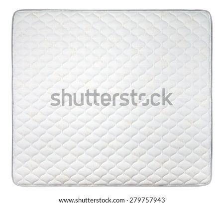 Comfortable mattress isolated on white background