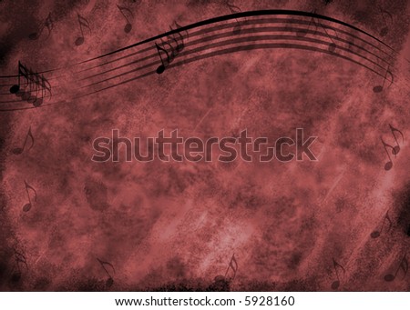 music staff clipart. wavy music staff lines and