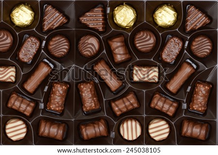box of chocolates background