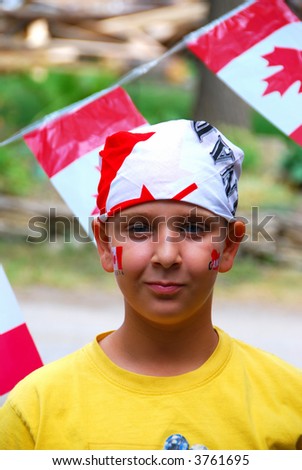 Canada Day Child
