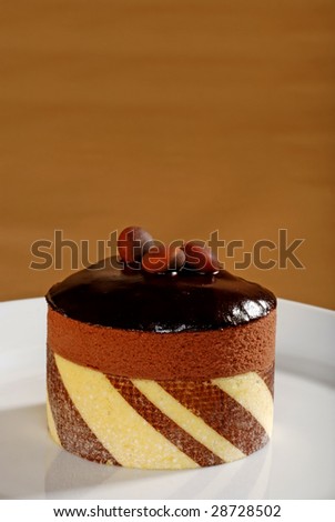 Chocolate Truffle cake with nuts